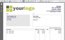 invoice preview