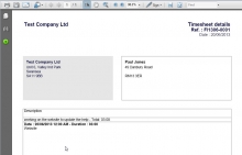 timesheet PDF